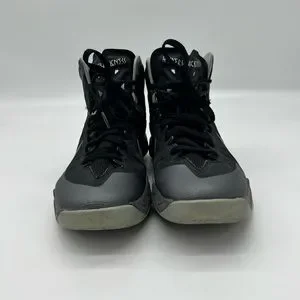 Nike Hyperquickness Zoom Gray/Black Basketball Shoes #599519-001 Nike Hyperquickness Grey/Black Mens Basketball Shoes  main image 2